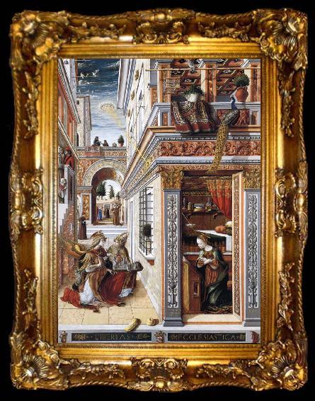 framed  Carlo Crivelli The Annunciation, ta009-2